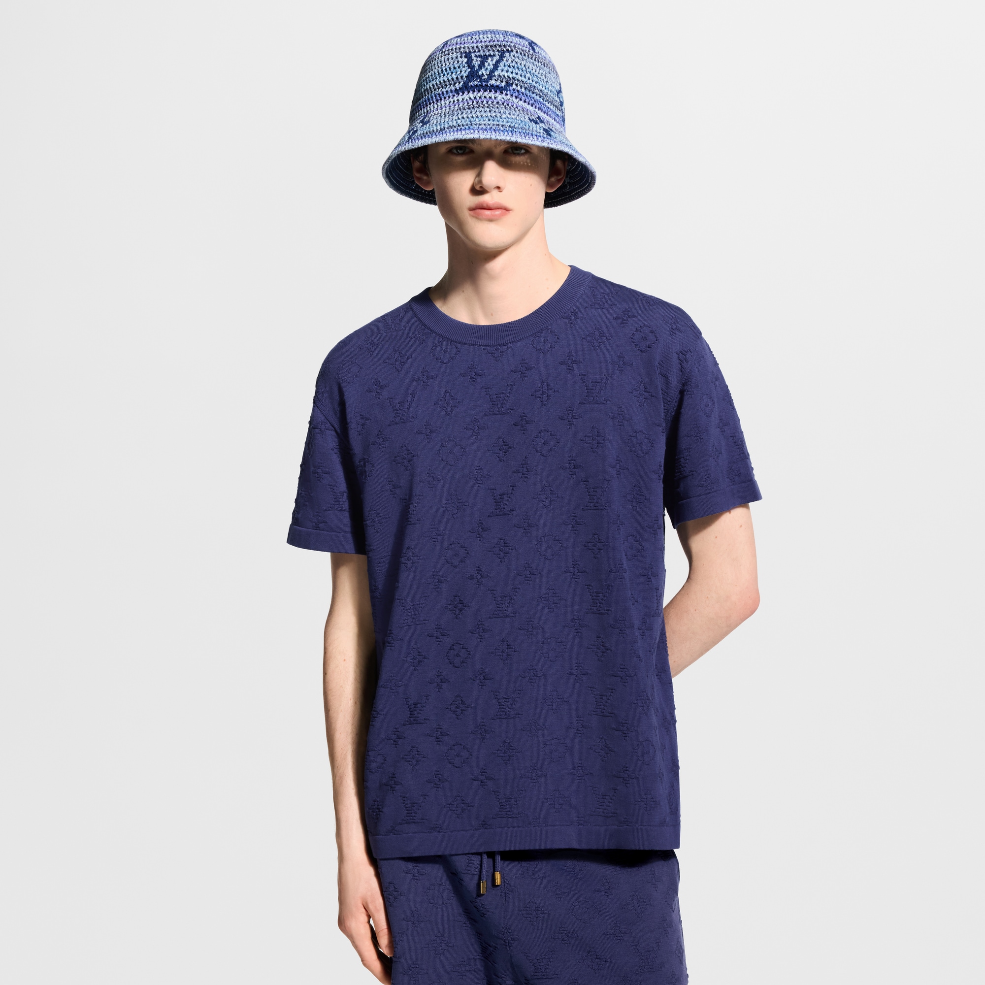 ルイ・ヴィトン Monogram Short-Sleeved Crewneck - Men - Ready-to-Wear | LOUIS